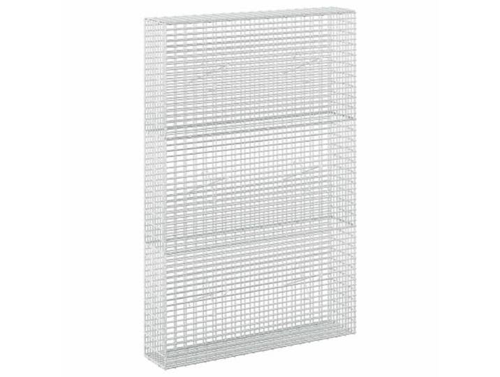 Gabionen aus verzinktem Stahl, 100 x 20 x 150 cm, Maschenweite: 5 x 2,5 cm 3,5 mm Draht, Wand oder Beet, Montage mit Haken und Clips, Verwendung im Freien