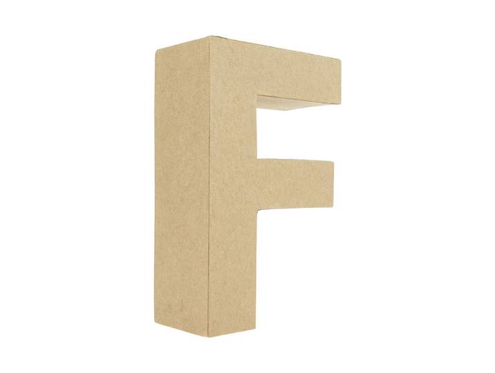Glorex Karton-Buchstabe F 17.5 × 15 × 5.5 cm