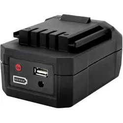 Kraftwerk, Werkzeugakku + Ladegerät, Li-ion Batterie Arbeitslampe (14.80 V)