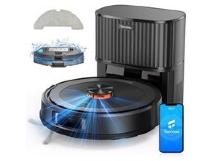 Robot aspirateur‑laveur grande autonomie 120min 2600mAh poil danimaux -peu bruyant ASPIRATEUR ROBOT