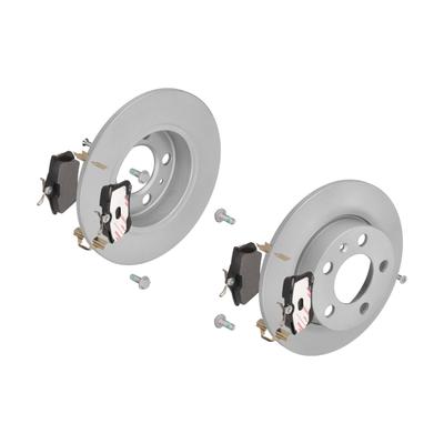 ATE Bremsensatz, Scheibenbremse 1420-21651 Hinterachse voll 230mm 9mm für VAG Skoda SEAT