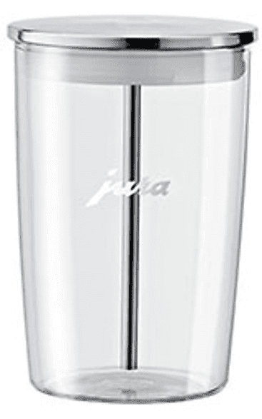 Contenedor de leche - Jura 72570 pieza y accesorio para cafetera, cristal, 0.5L
