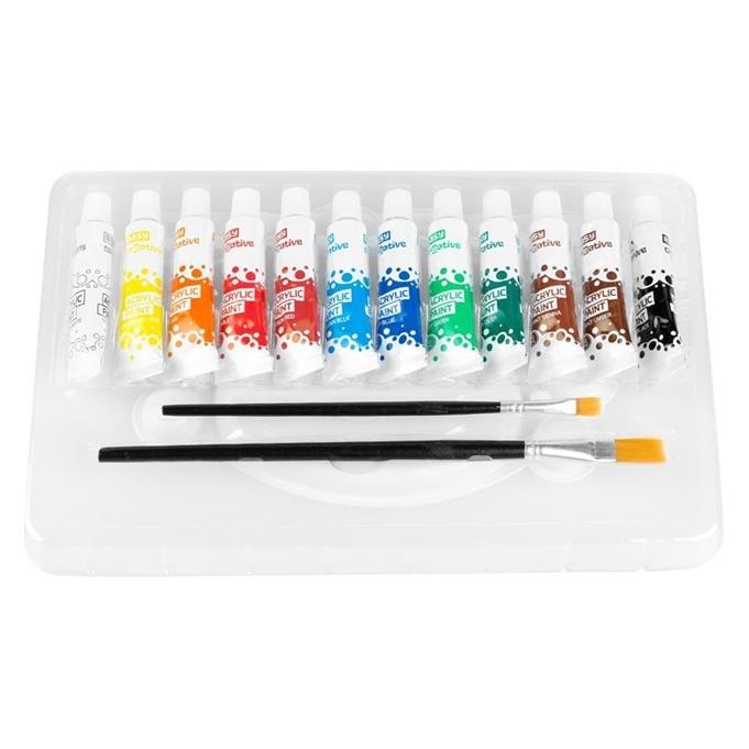 Easy Acrylfarben 12 Farben (12 ml) (277068)