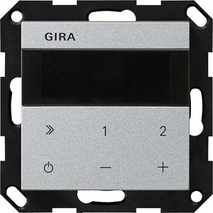 Gira Radio IP 232026 Internetradio, WLAN, Bluetooth, Unterputz-Radio, alu