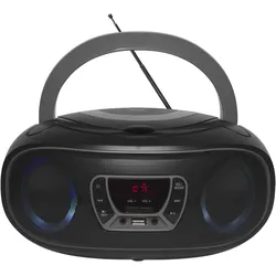 Denver TCL-212BT (FM, Bluetooth), Radio, Schwarz, Grau