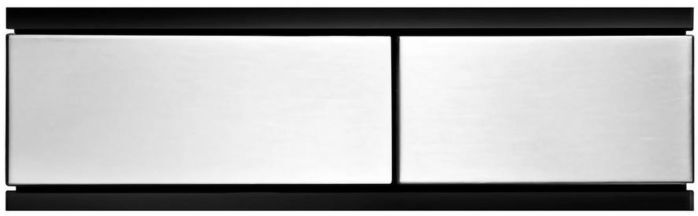 TECE square Glas 9820559 Tasten Optik Edelstahl gebürstet, Ersatz
