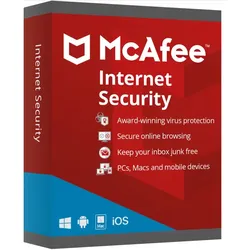 McAfee Internet Security 2025 – 1 Jahr | 10 Geräte