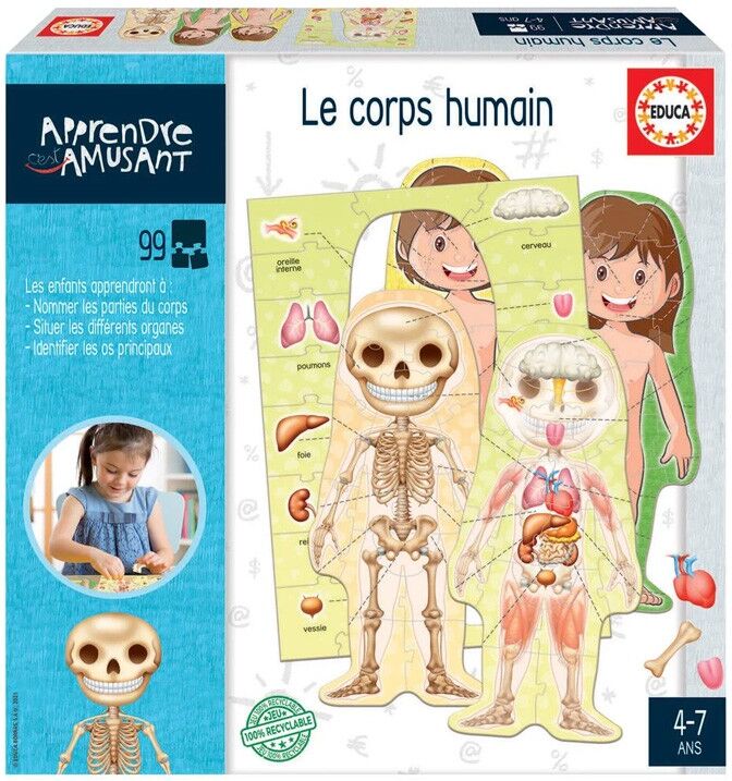 Educa Le corps humain - Apprendre C'est Amusant
