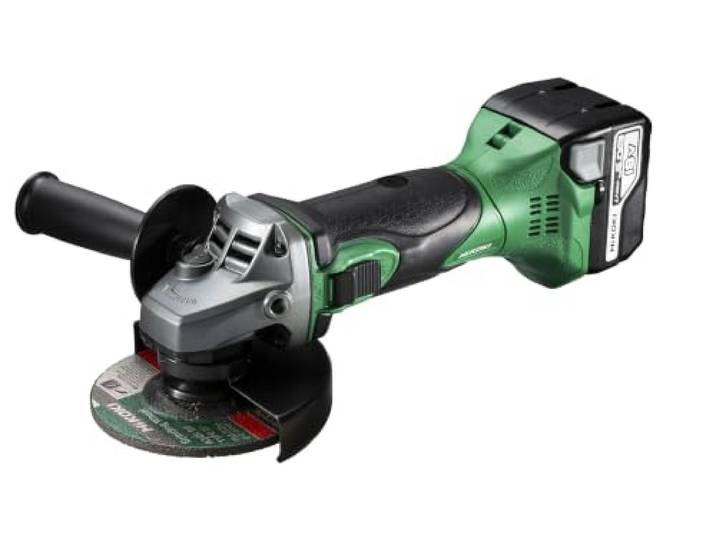 HIKOKI G18DS2WUZ - Mini amoladora a bateria 125 mm 18V Li-Ion 2x 5\,0 Ah 9000 rpm 2\,1 Kg con maletin apilable