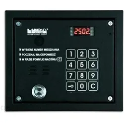 Klingel + Türsprechanlage, Laskomex CP-2503TP schwarz Audiopanel mit Schlüsselleser Dallas (Drahtgebunden, Ethernet)