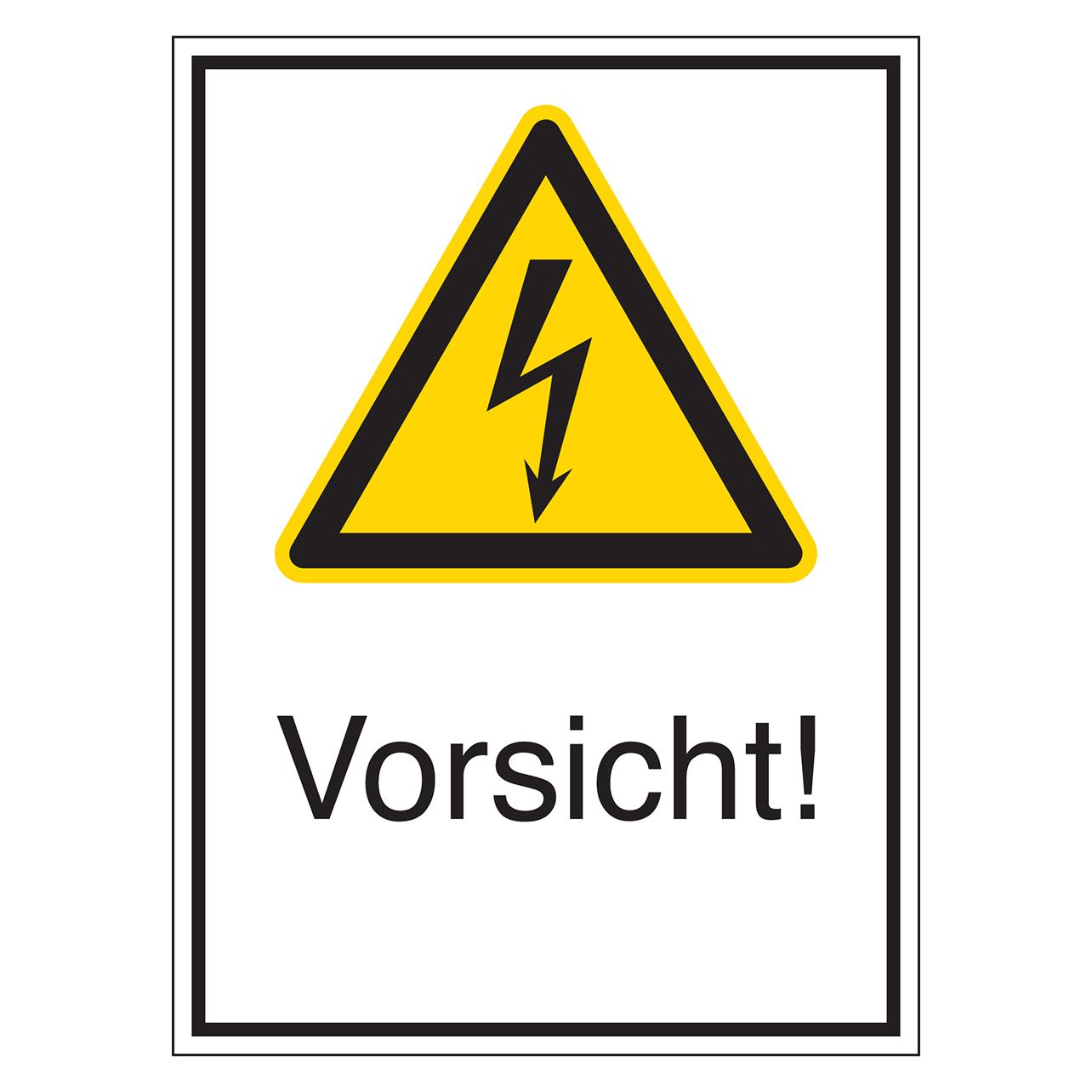Brady STD-977-131X185-B7527, Warnschilder für Elektrische Einrichtungen - Vorsicht! (801235)
