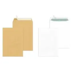 Mailmedia, Versandtasche + Luftpolstertasche, Versandtasche B4 haftklebend, ohne Fenster, braun / ca. 21,3 g, Haftklebung mit Abdeckstreifen, 110 (250 Stk.)