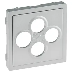 Legrand 754812 Abdeckung für TV-R-SAT-SAT Einsatz Valena Life Aluminium