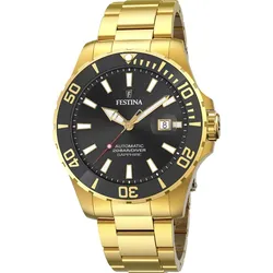 Festina Automatik Herren Automatik F20533/2 - schwarz,silber - 44.0mm