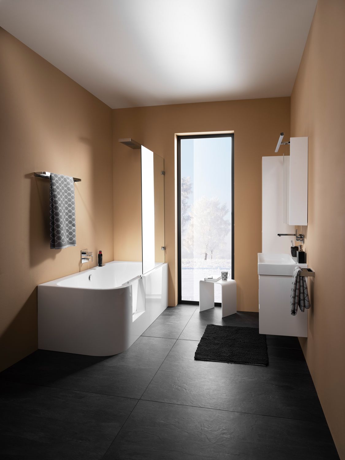 Repabad Livorno Easy Duschbadewanne 180 F, Einstieg links