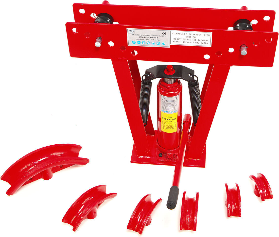 Hydraulische paalboormachine met 12 ton capaciteit, rood
