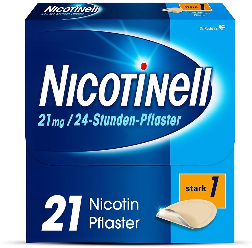 Nicotinell 21mg/24-Stunden-Nikotinpflaster, Stark (1) 21stk