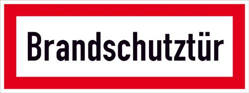 SafetyMarking 21.2544 Hinweisschild Brandschutztür Folie selbstklebend (B x H) 297mm x 105mm 1St.