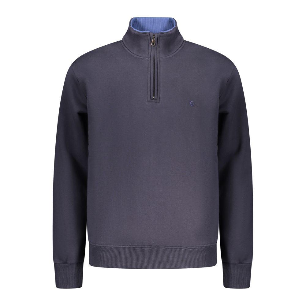 Coveri Moving Blauer Baumwoll Herrenpullover
