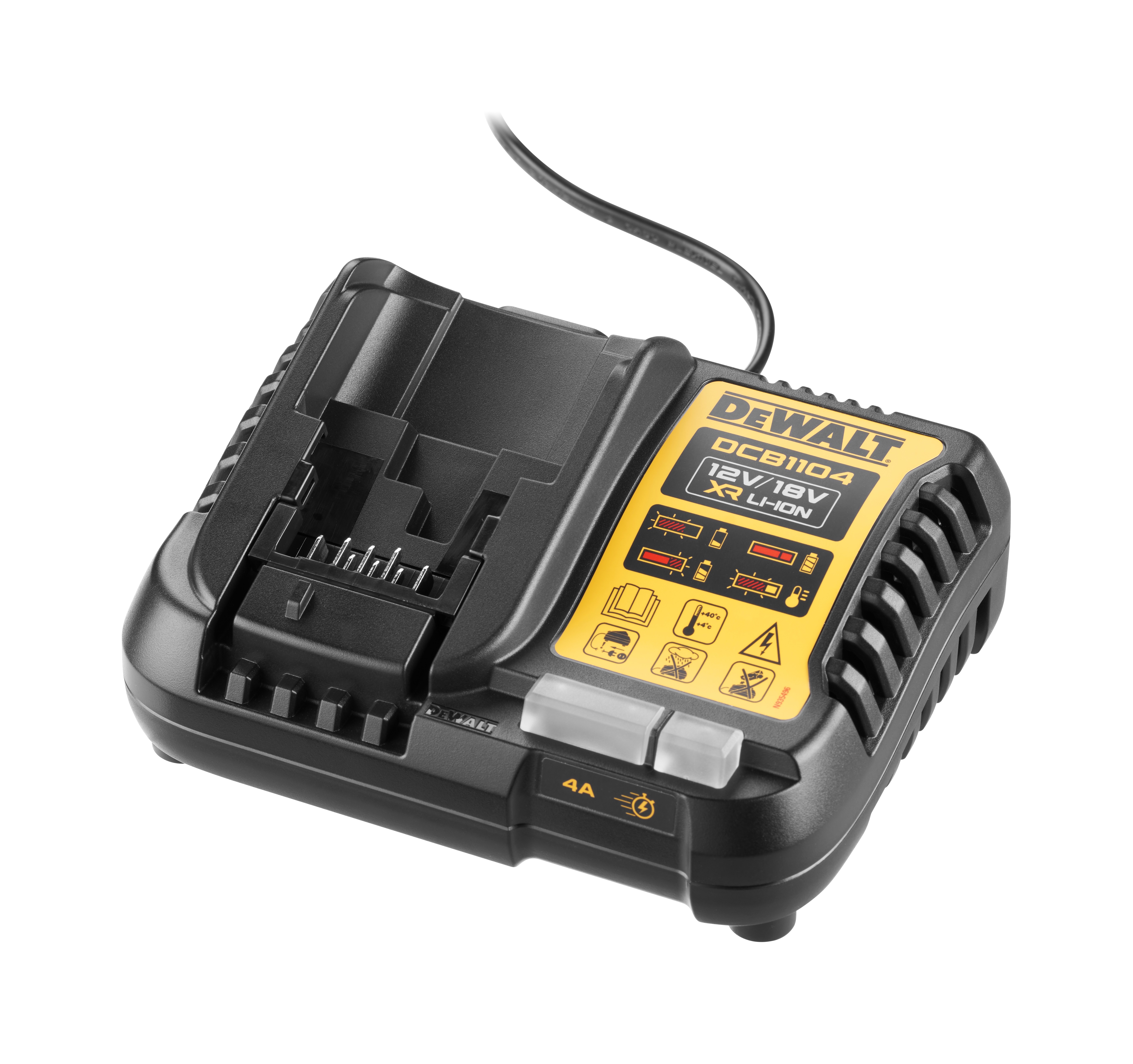DEWALT System-Schnellladegeraet (10,8-18Volt) DCB1104-QW