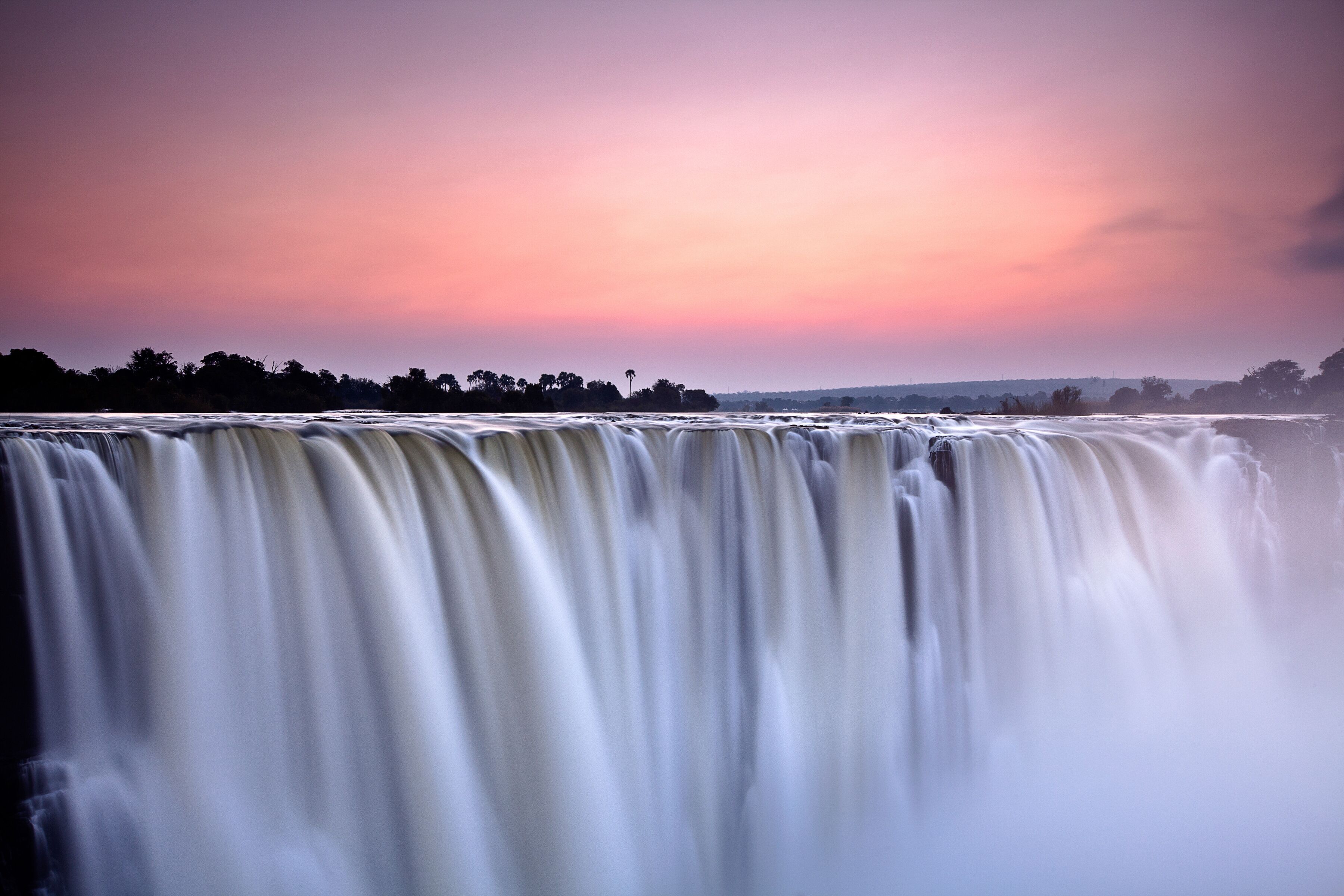 Fototapete PAPERMOON "Victoria Falls", bunt, B:5m L:2,8m, Vlies, Tapeten, Fototapete bunt B/L: 5m x 2,8m, Bahnen: 10 Stk.