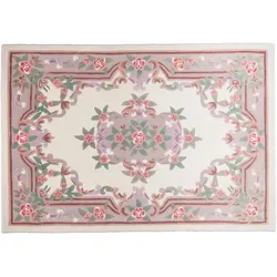 THEKO Teppich Ming 501 beige Ø 150 cm