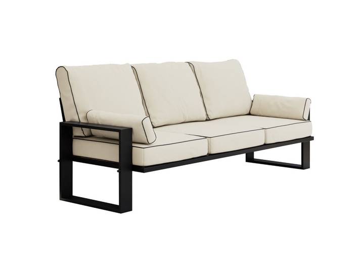 GARTENSOFA Elba 3 Sitzer - Beige