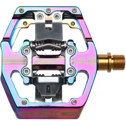 Pedale HT-X3 CNC Titanium / 413 (Paar) g / oilslick