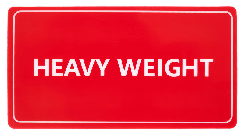 Stageworx Tourlabel Heavy Weight Red