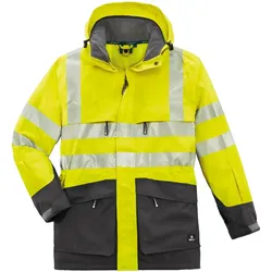 Warn- & Wetterschutzjacke "TAMPA" - M - leuchtgelb/grau