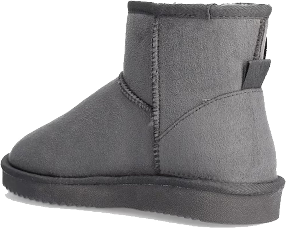 Schlupfboots O'NEILL "BESIANA WOMEN MID", Damen, Gr. 39, grau (monument), Synthetik, Schuhe Schlupfboots, gefütterte Winterschuhe, Winterboots, Snowboots, Schlupfstiefel monument 39