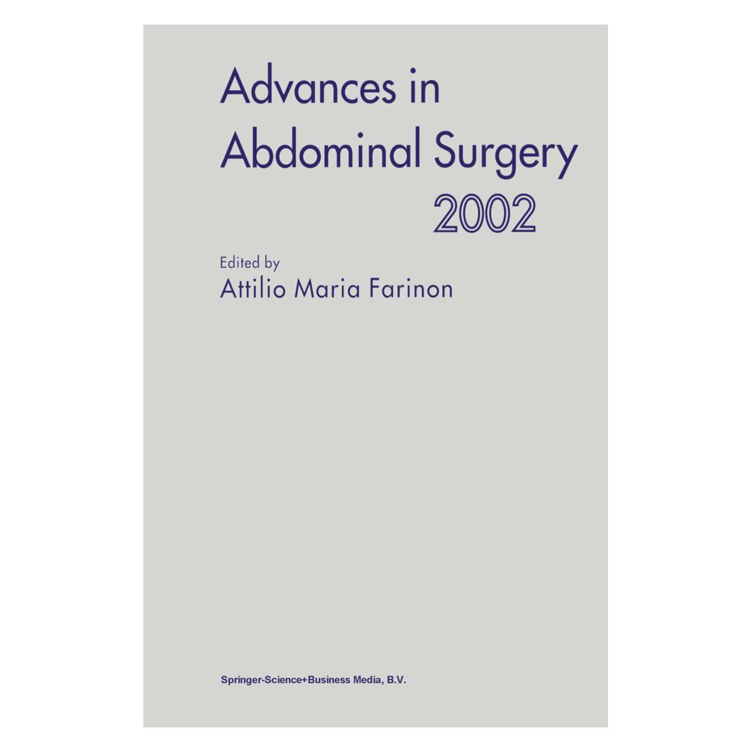 Springer Advances in Abdominal Surgery 2002 (Englisch, Softcover, Attilio Maria Farinon) (55372523)
