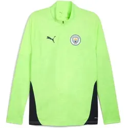 PUMA Herren Shirt MCFC Training 1/4 Zip Top, Größe XL in Grün Grün