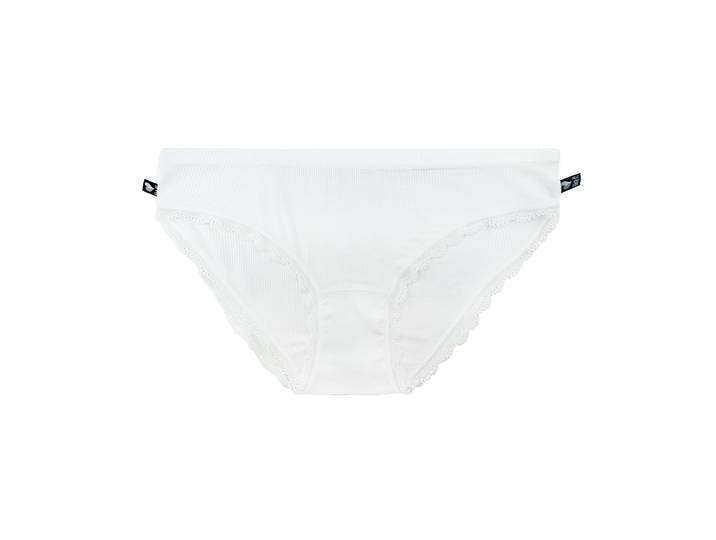 Minislip LIKE IT Gr. S, weiss (weiß), Unterhosen, Damen, S, Feinripp, Obermaterial: 95% Modal, 5% Elasthan, Minislip
