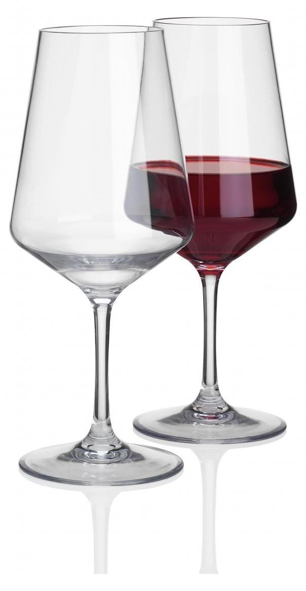 Flamefield Savoy Set van 2 Deluxe Rood wijnglazen SP1747