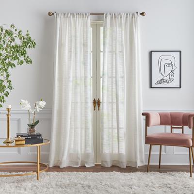 Karl Lagerfeld PARIS Sorbet Metallic Curtain Panel Pair