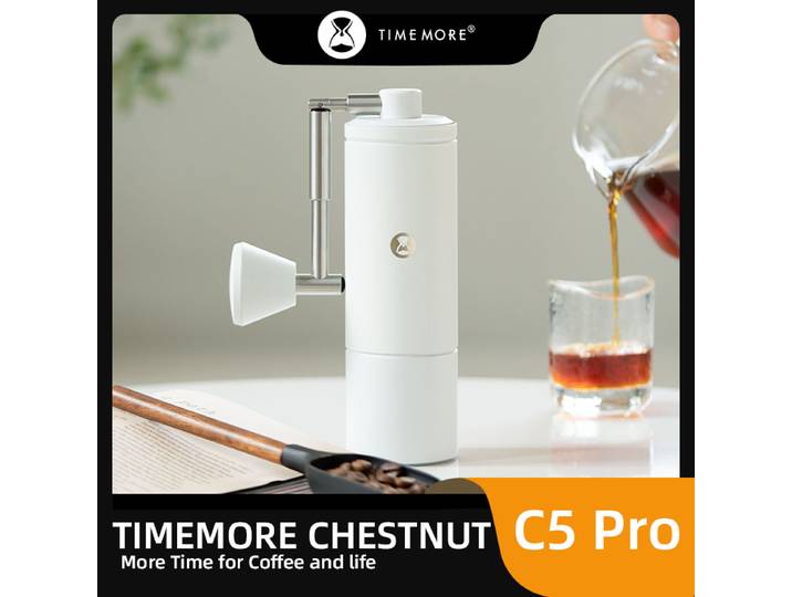 TIMEMORE C5 PRO expresso manuel moulin à café broyeur à main réglable noyau en acier bavure SendCleaning brosse extérieur Portable