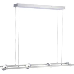 Leuchten Direkt, Pendelleuchte, Pendelleuchtestahl8xLEDBoard27005000KInnenleuchteIP20 (2320 lm)