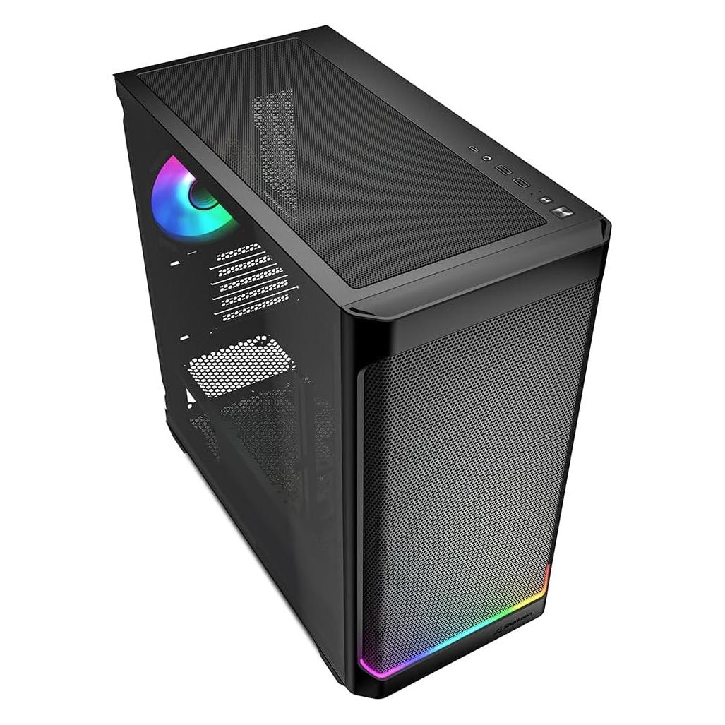 Sharkoon MK4 RGB Black mATX (schwarz) (mATX, Mini-ITX) (4044951041763)