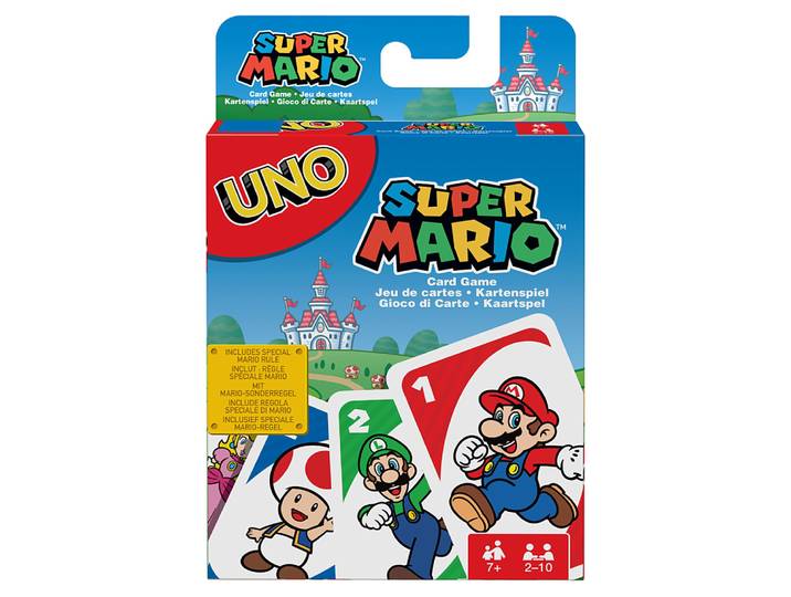 mattel games - uno super mario bros - jeu de cartes - dès 7 ans