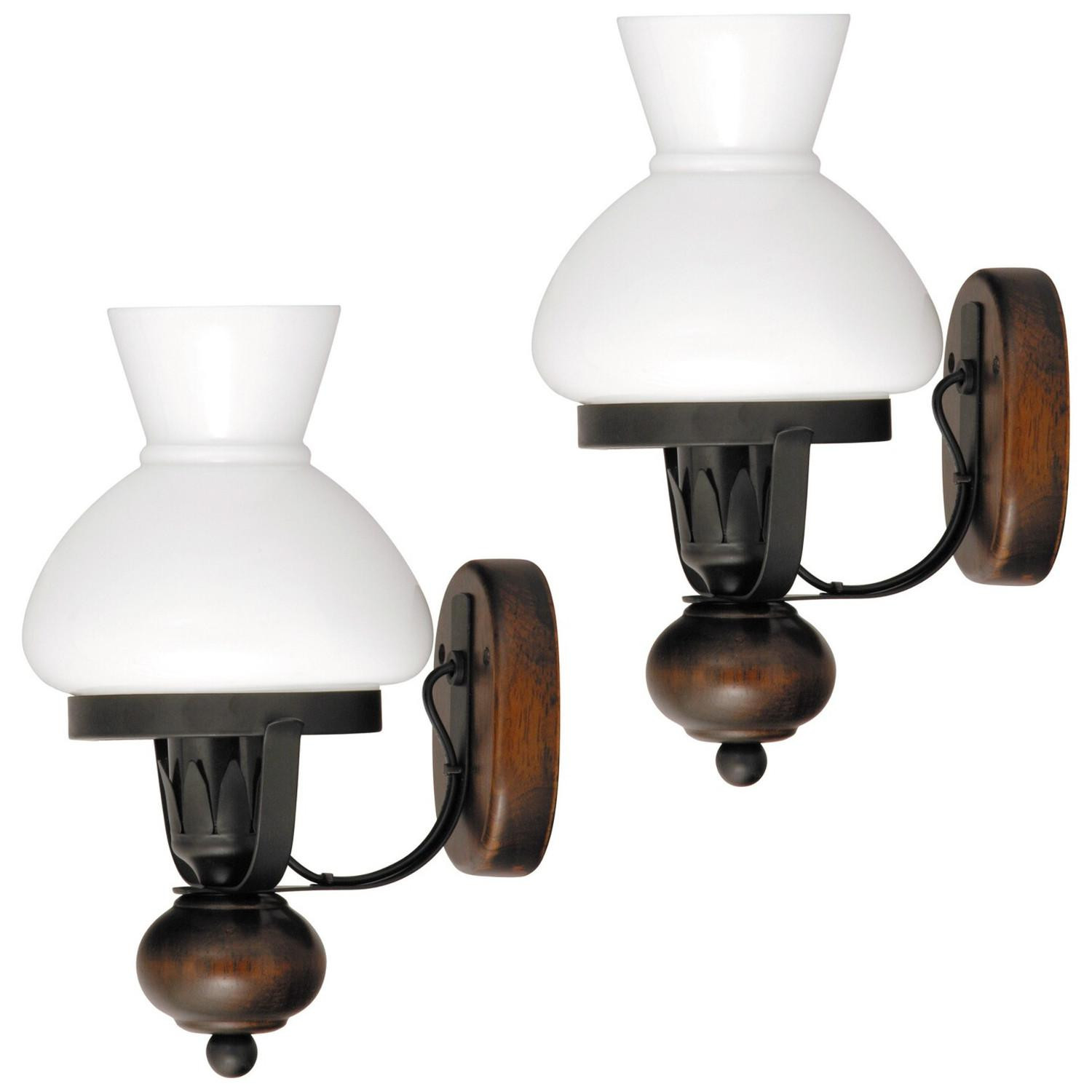Set van 2 Rabalux Petronel 7077 wandlampen voor woonkamer, eetkamer, slaapkamer of hal
