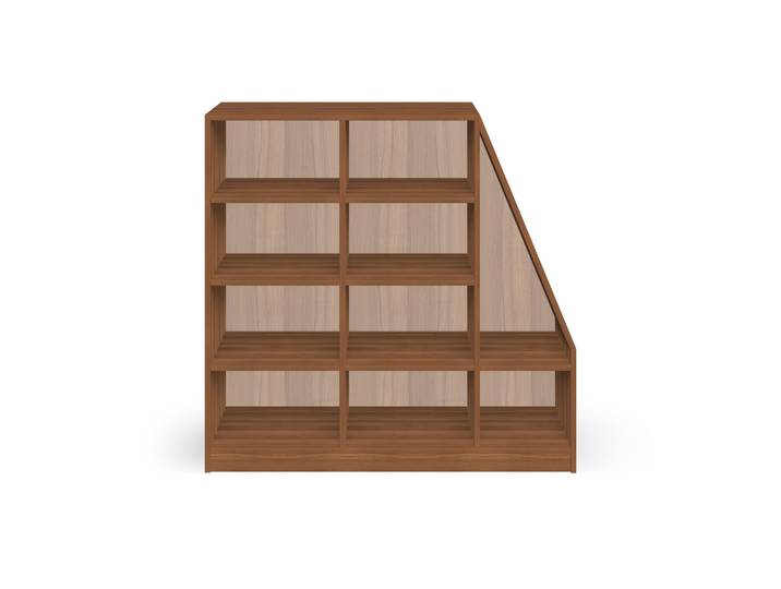 Niedriger Dachschrägenschrank Premium Dekore