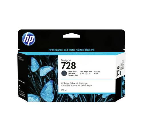 HP Druckerpatrone 728 Original Matt Schwarz 130 ml 3WX25A 1 St.