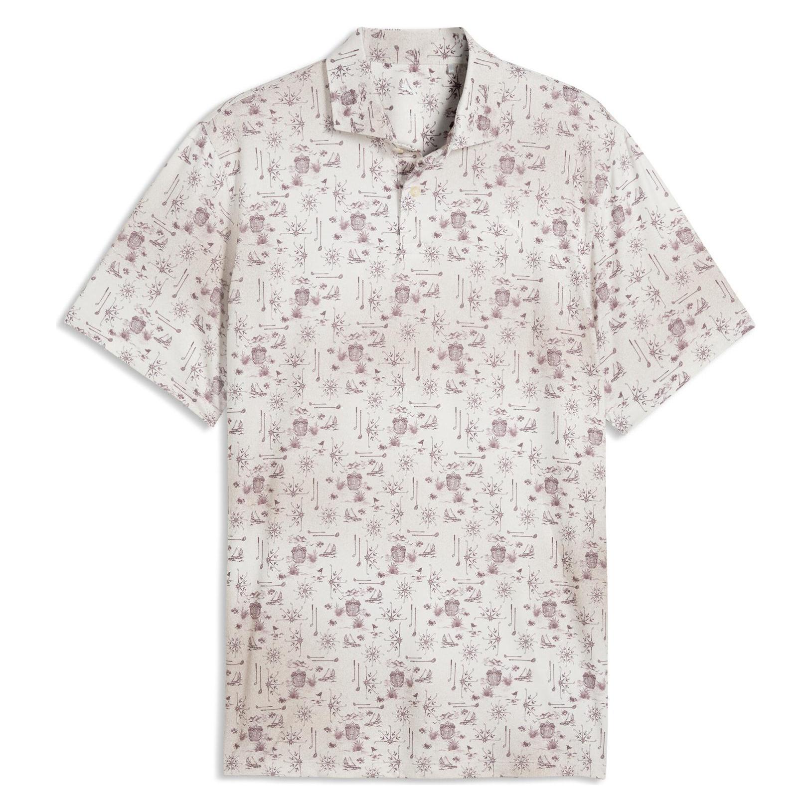 Puma Cloudspun Coastal Claret Polo (XL) (637689)
