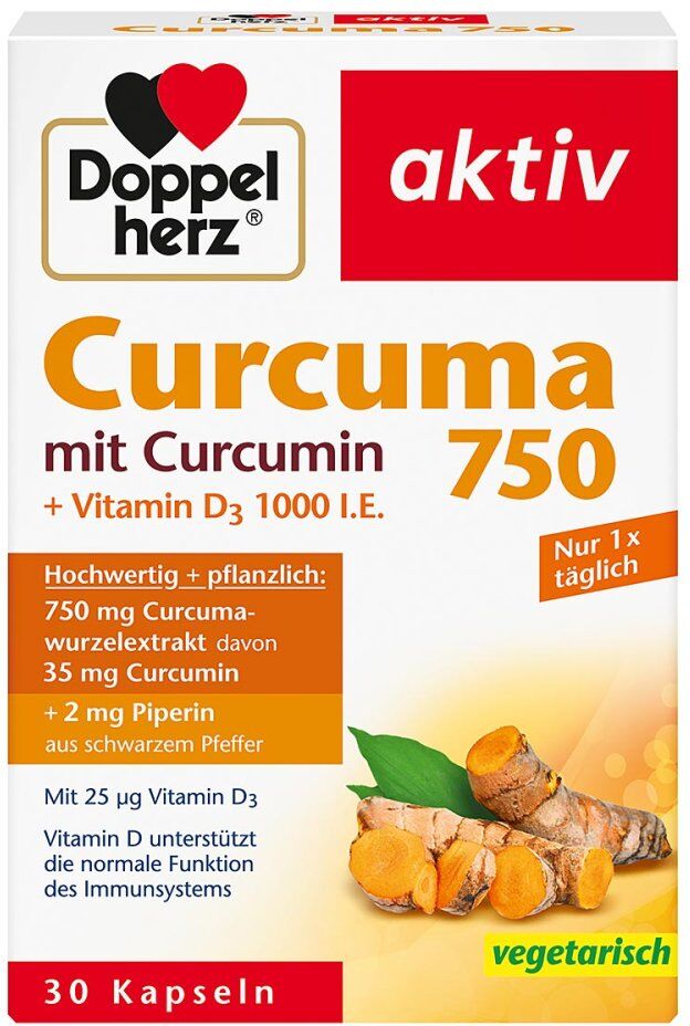 Doppelherz Curcuma 750 Kapseln