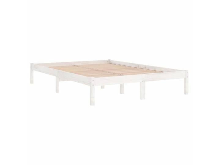 TRU Cadre de Lit pour 140 x 190 cm Lit Simple en B Cadre de lit - sans matelas - blanc - bois massif 140 x 190cm 51789347eyi59b