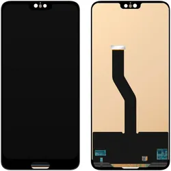 MP Display Unit fur P20 Pro, w/o Frame, Aftermarket, Black (Display, Huawei P20 Pro), Mobilgerät Ersatzteile, Schwarz