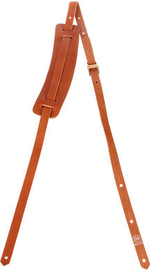 Harley Benton Vintage Leather Strap BR Marron