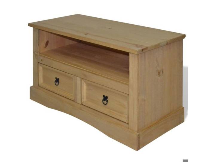 Meuble télé buffet tv télévision design pratique pin mexicain gamme corona 91 cm 2502012
