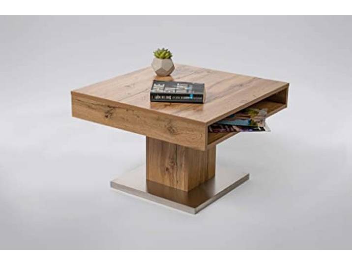 M2 Kollektion Couchtisch Mailand in Eiche Dekor, B/H/T = 75x45x75cm